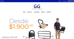 Desktop Screenshot of ggproductos.com